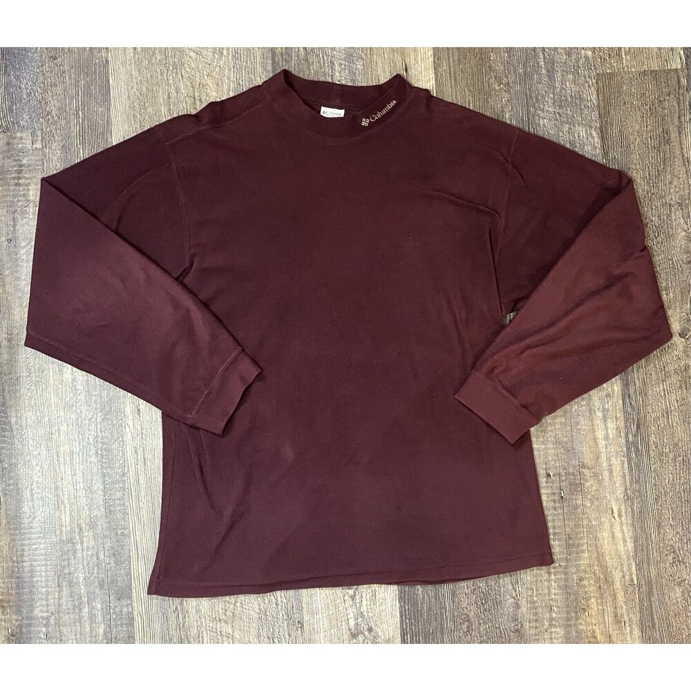 Vintage Columbia Sportswear Plum Purple Fleece Crewneck Pullover Men’s XL